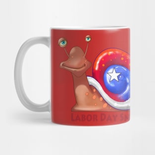 Labor day snail Mug